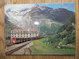 Furka-Oberalp-Bahn Station Gletsch