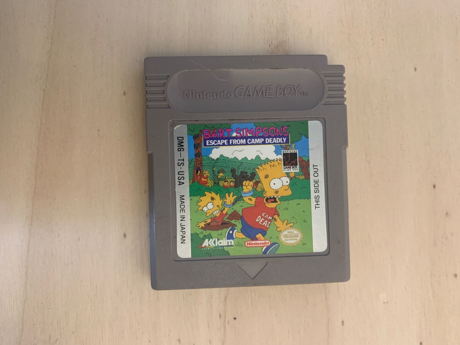 Spiele: Bart Simpson Escape From Camp Deadly  für Gameboy – Gebraucht aus Gebenstorf von RetroFuture