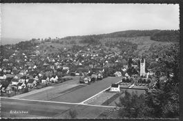 Gränichen Teilansicht mit Kirche