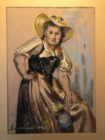 HANS VAUTIER    (1891-1979 Zürich)   Seltenes Wallis-Gemälde