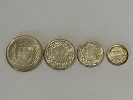 CH Lot 5/2/1/.50  1965 Unz.