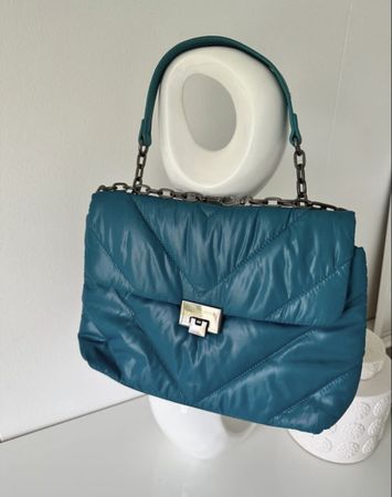 Handtasche Atelier Royal gesteppt blau neu