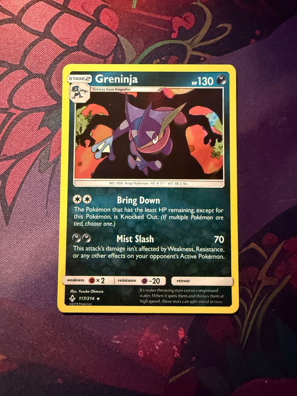 Pokémon Carte collezionabili: Greninja Holo - Unbroken Bonds - EN – Usato da Oberbüren venduto da wuna123