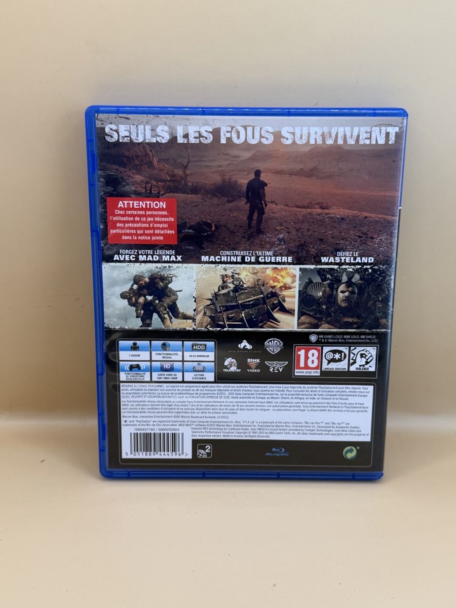 Giochi: Mad Max PS4 – Usato da Genève venduto da sho_67qj 1