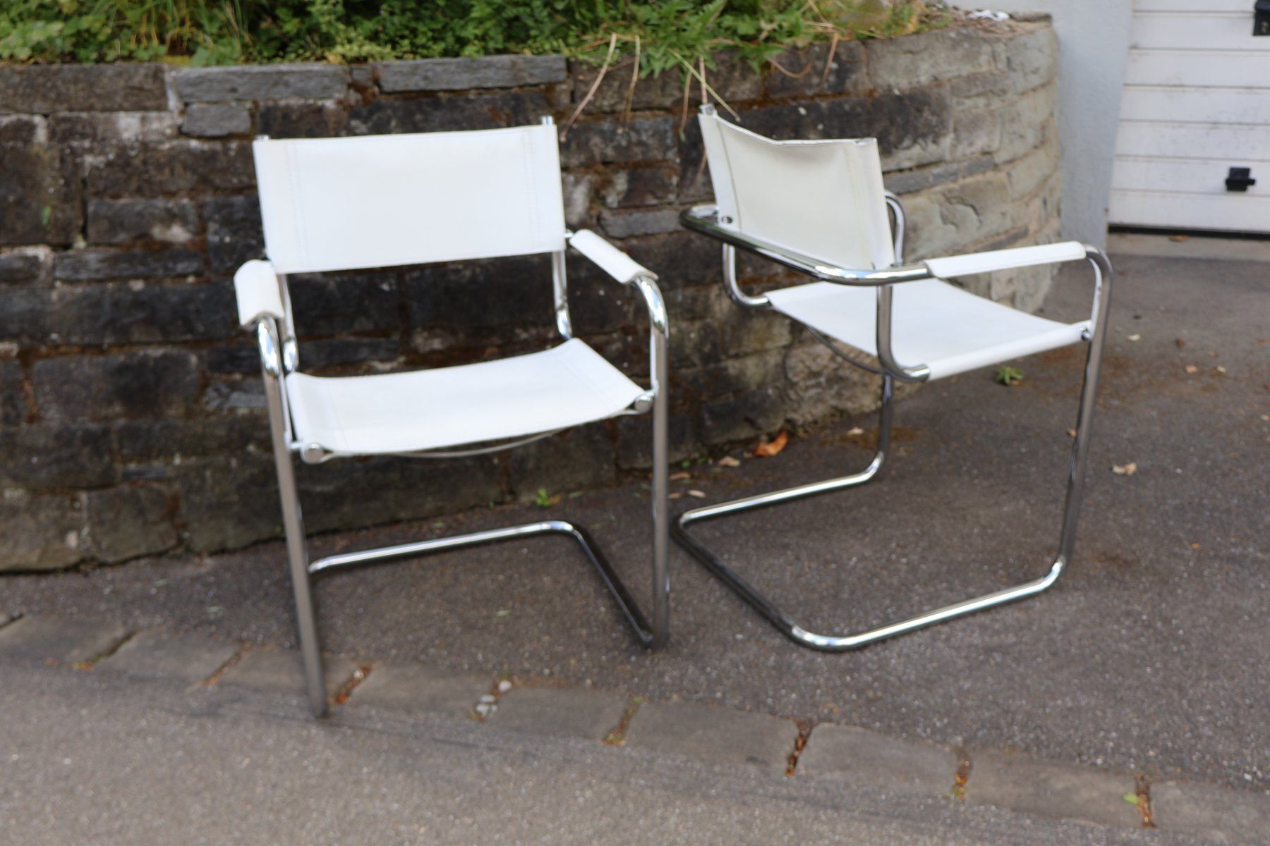 Sedie: 2 Stk. Designer Freischwinger Stühle, Marcel Breuer – Usato da Zürich venduto da inf_995m 2