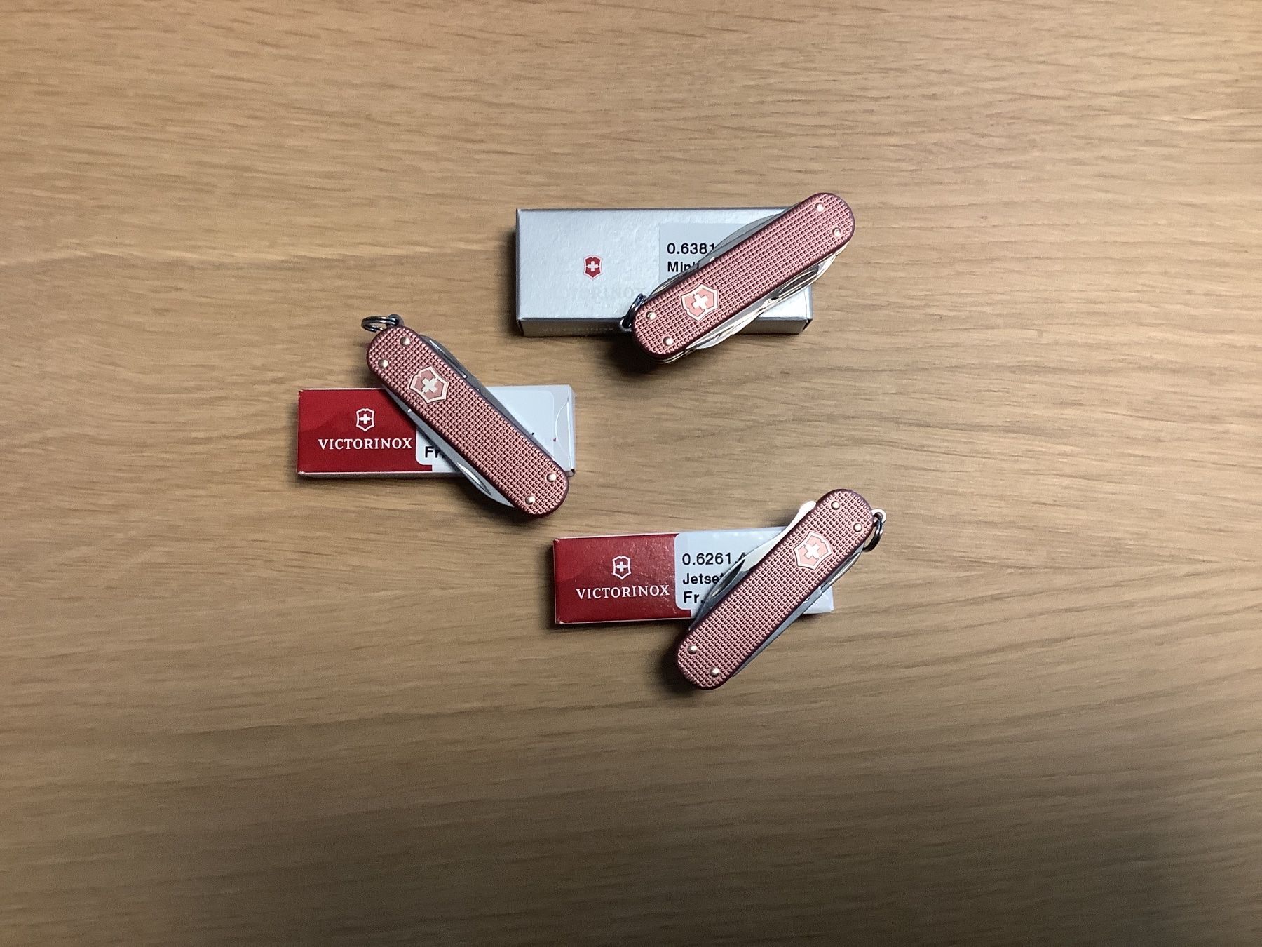 Victorinox Coltelli tascabile: Alt Rosa Trio – Nuovo e nell'imballaggio originale da Holzhäusern ZG venduto da tho_8my6