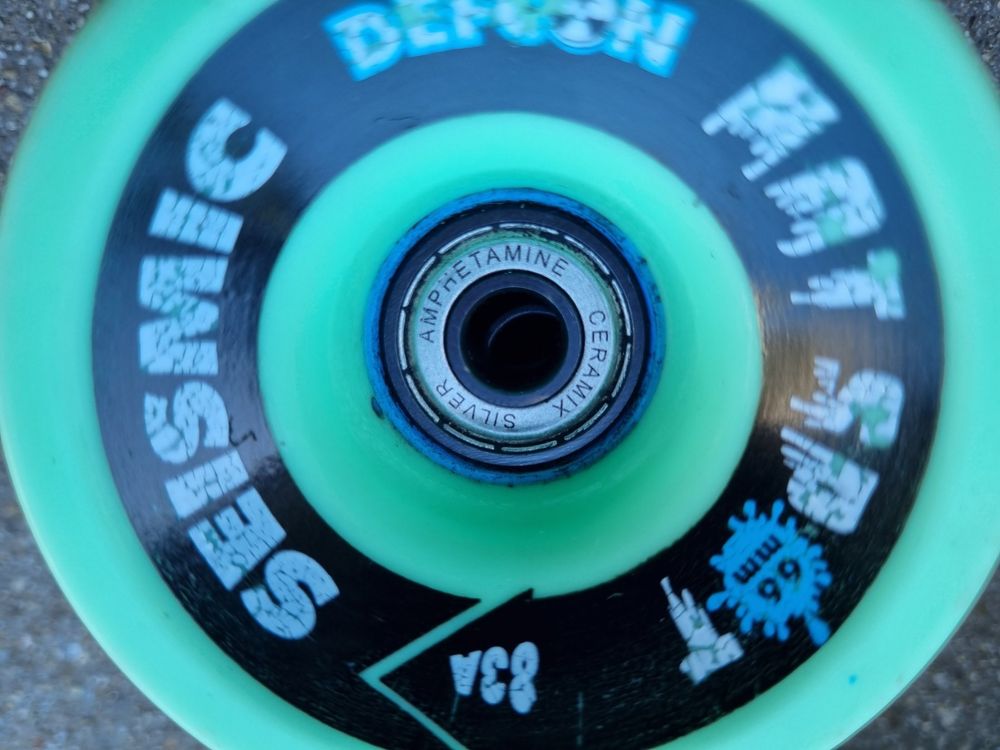 Bigfoot Skateboard Rollen 55mm 83A Soft Cruiser Filmer Rollen Rot (4er Set