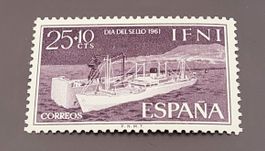 Ifni 1961 Schiffe alte briefmarke