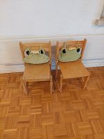 2 Kinderstühle von IKEA mit Froschsitzkissen