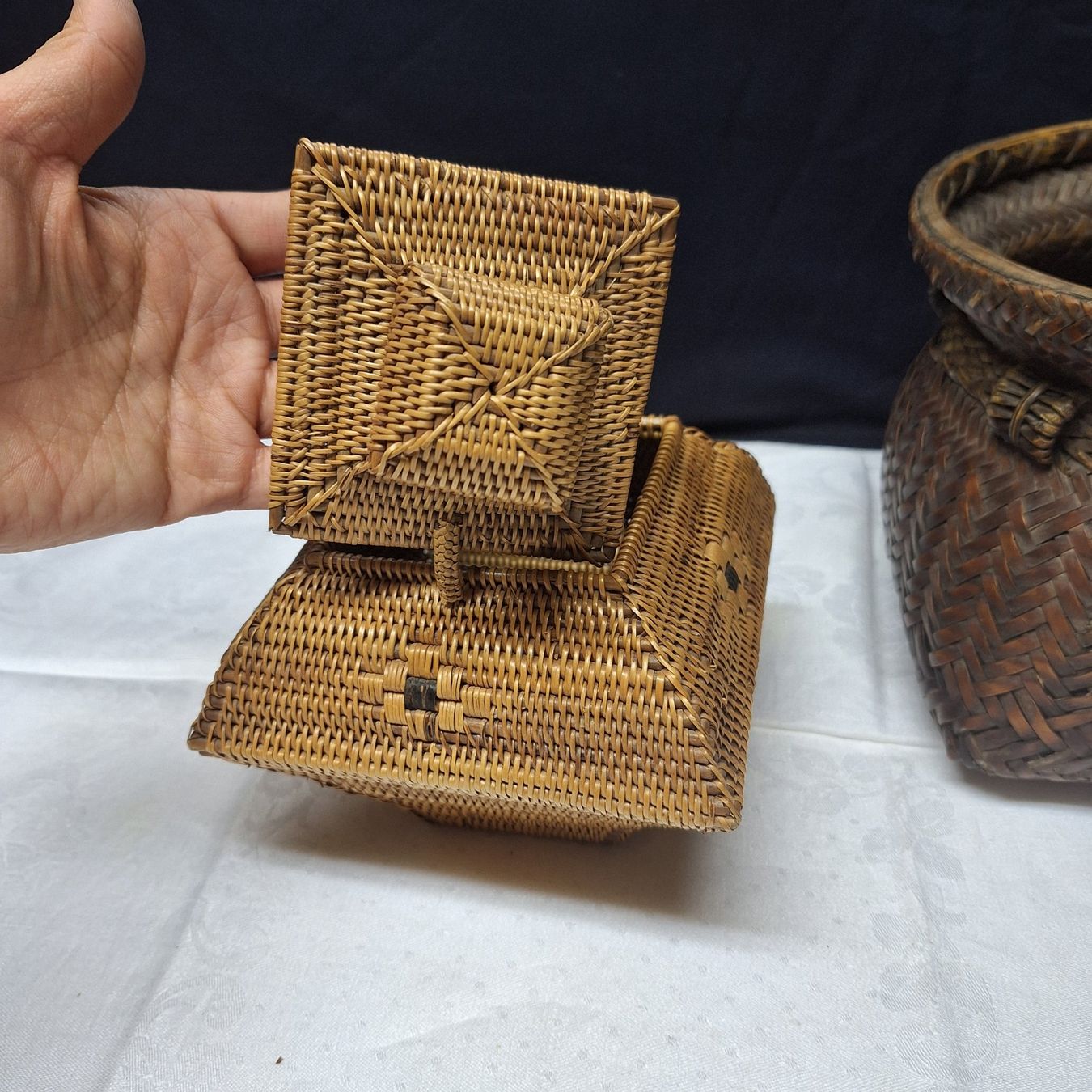 Altro in Antiquarato & Arte: Korbware aus Asien, Bali, Philippinen, Körbe, Flechtware – Usato da Winterthur venduto da Goldpipau 3