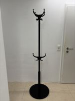 Garderobenständer, Schwarz, Metall