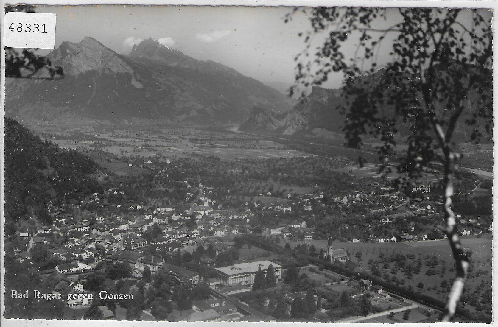 Cartes postales: Bad Ragaz gegen Gonzen – D'occasion à Ettingen par Kartenplanet