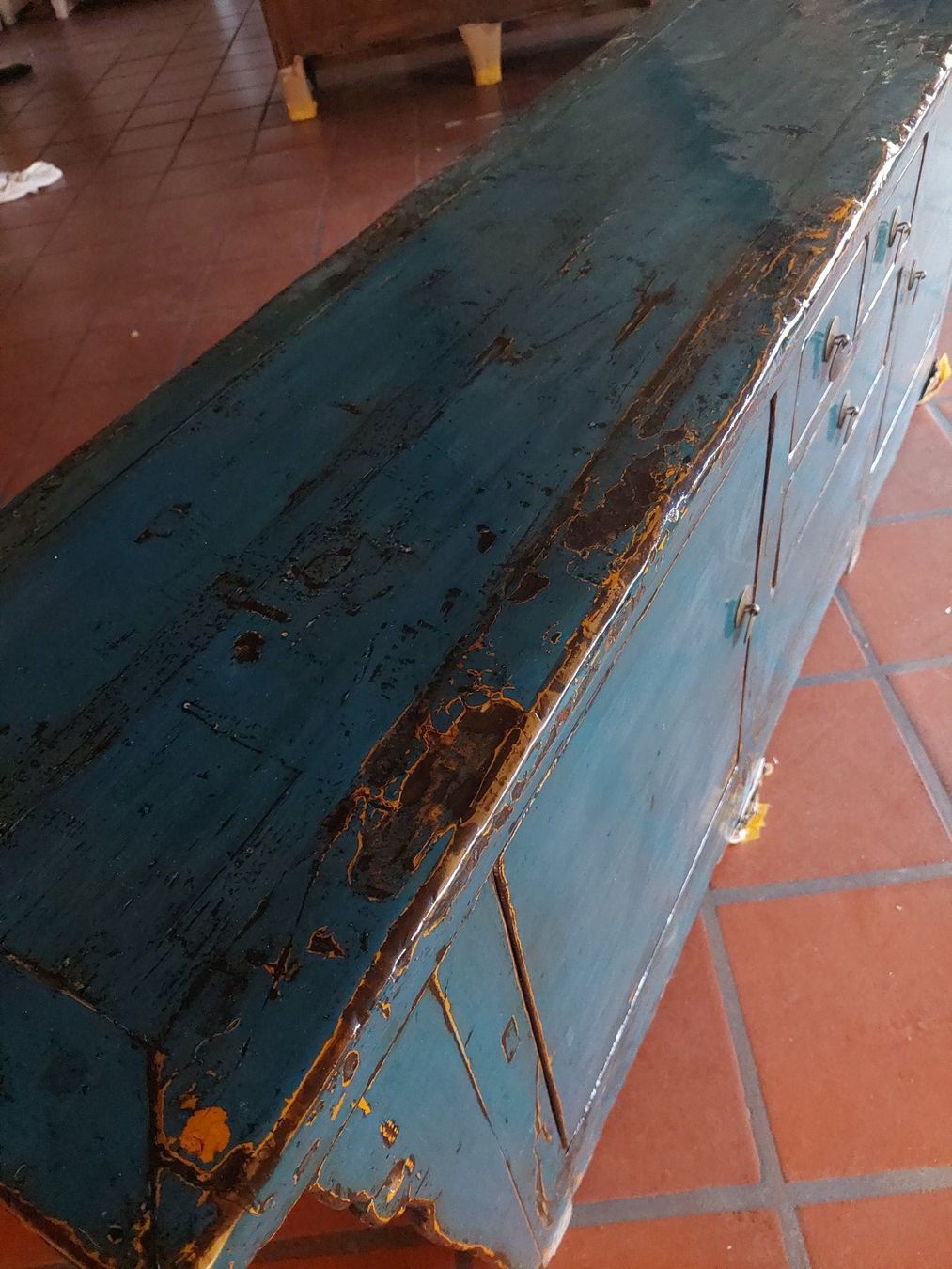 Cassettiere: Sideboard blau Vintage – Nuovo (secondo la descrizione) da Cham venduto da mjg1901 7