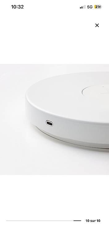 Lampade: Lampe de bureau IKEA et station de charge  – Usato da Prilly venduto da cyb_qs5z 1