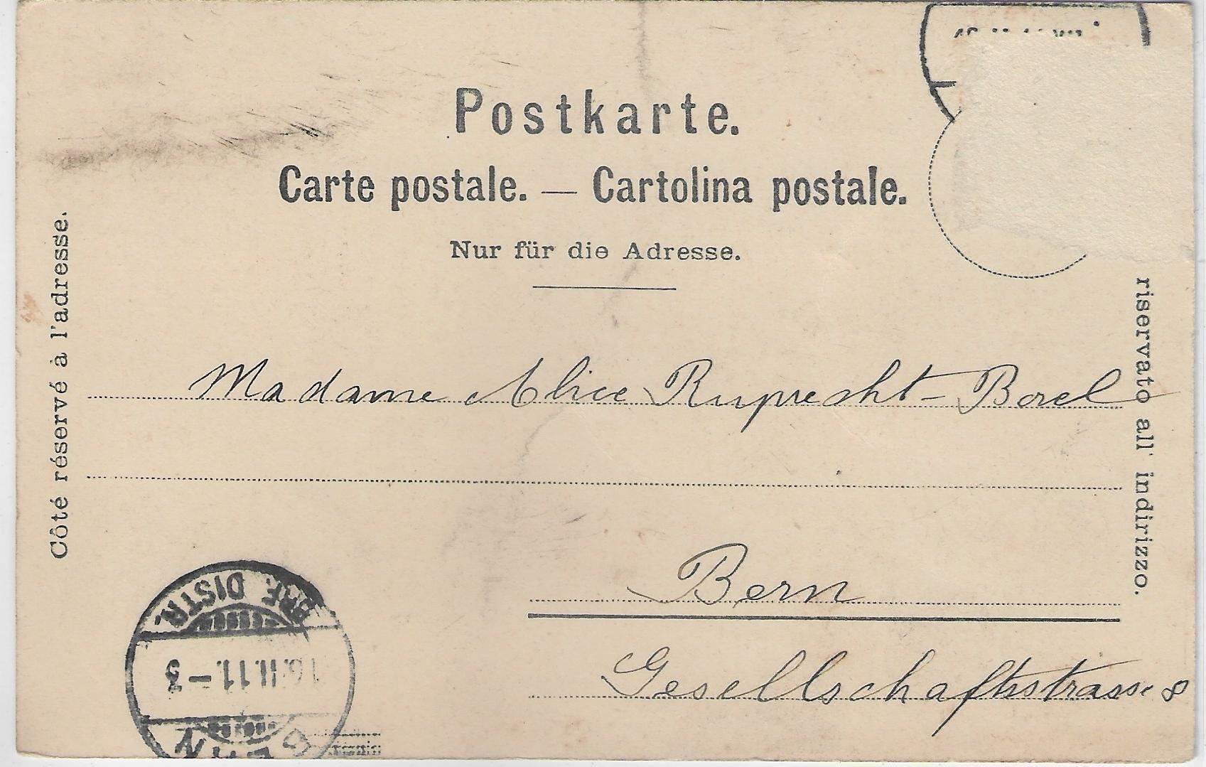 Cartoline postali: Souvenir de Neuchatel – Usato da Ettingen venduto da Kartenplanet 1