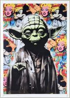 Death NYC Ltd Ed Pop Art Druck " Star Wars Master Yoda