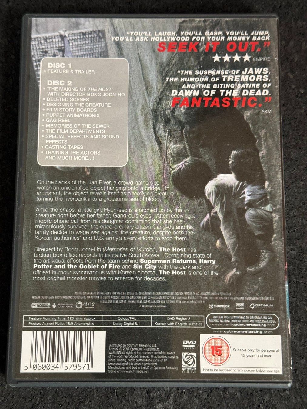 Tutti i DVDs: The HOST DVD's EN "man has made his newest predator" – Usato da Fribourg venduto da tschjoly 1