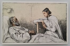 Bundesfeierpostkarte Nr.46 - 1927 - Krankenschwester am Bett