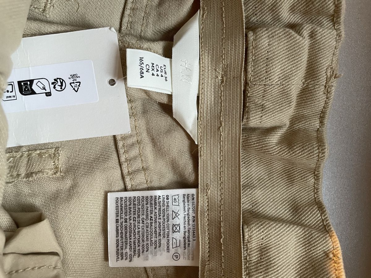H&M Hosen: Bermudas 36 beige H&M neu – Neu (gemäss Beschreibung) aus Bertschikon Gossau von kel_wf2y 6