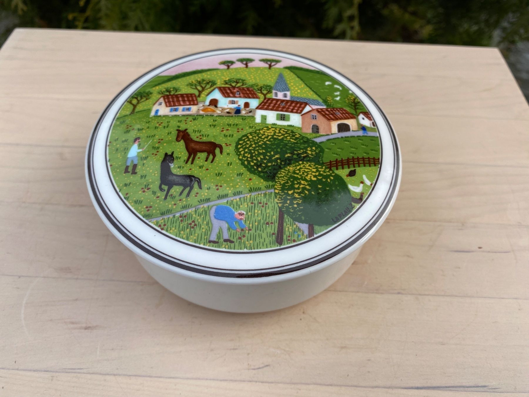 Villeroy & Boch Zuccheriere: schöne Villeroy & Boch Design Naiv Dose – Usato da Feldbach venduto da Olive1