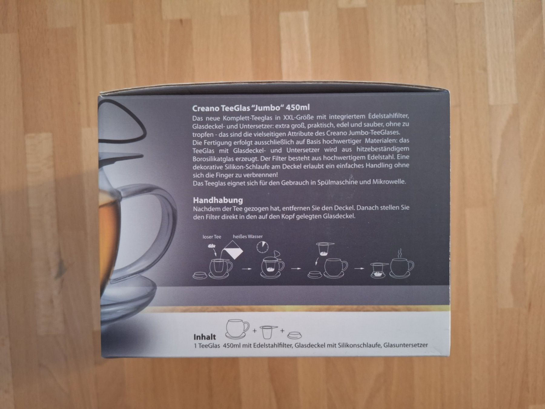 Tazze: Cereano Teeglas Jumbo, 450ml, NEU – Nuovo (secondo la descrizione) da Luzern venduto da Joker84 1