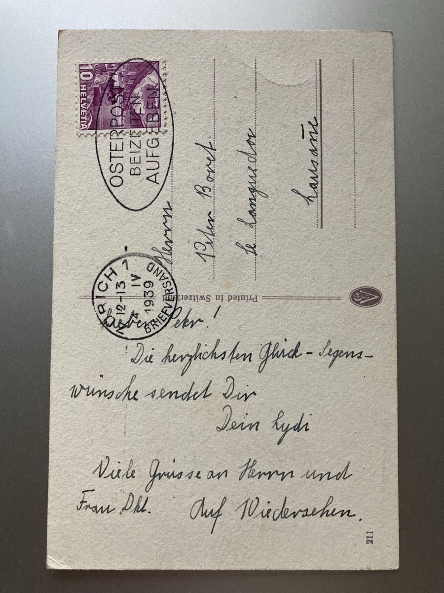 Karten: Alte Postkarte - A. Haller – Gebraucht aus Frauenfeld von jep_n62d 1