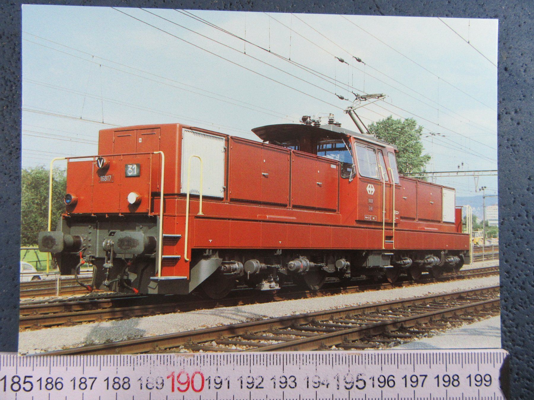 Cartoline postali: BAHN SCHWEIZ SBB Ee6/6 1980 AK – Usato da Ettingen venduto da Hausi4711