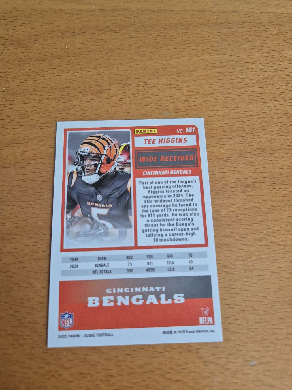 Panini Carte collezionabili: Tee Higgins Sammelkarte - Cincinnati Bengals – Nuovo (secondo la descrizione) da Walterswil SO venduto da Darkengel150 1