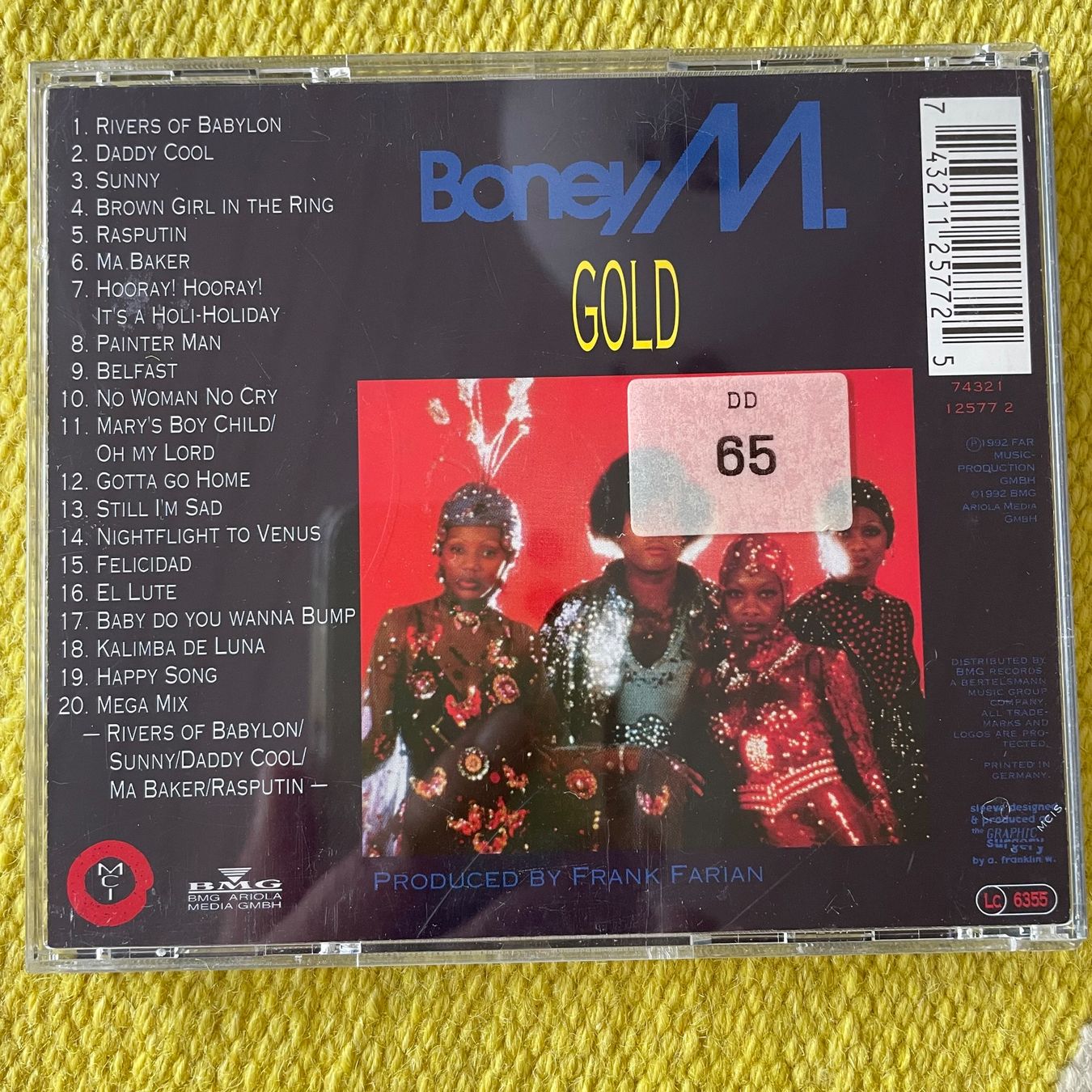 CD: BONEY M.-GOLD 20 SUPER HITS – Usato da Rorschacherberg venduto da CD-Roli 1
