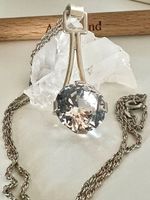 ALTON Schweden Silber Anhänger 800 Bergkristall & Kette 1972