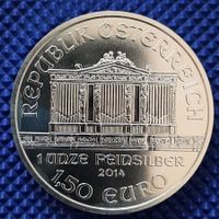 1 Unze Feinsilber Wiener Philharmoniker 2014