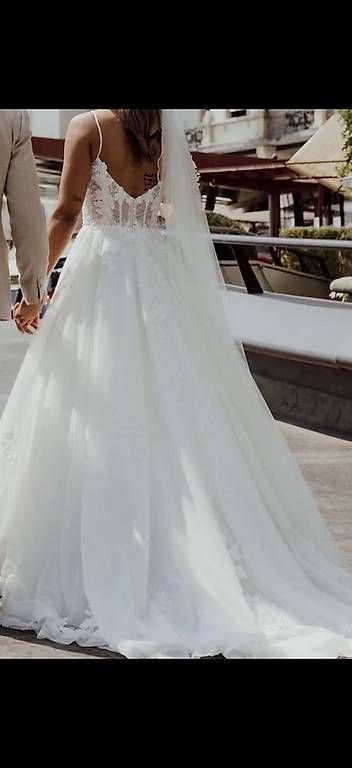Vestiti: Wunderschönes Brautkleid mit Schleier – Usato da Watt venduto da Jenniferjenny 2