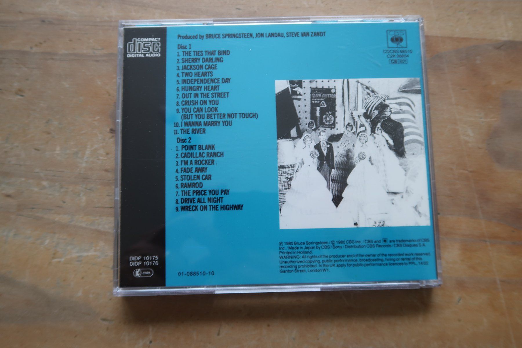 CD: BRUCE SPRINGSTEEN -  THE RIVER - 2x CD – Usato da Basel venduto da Patiscat 1