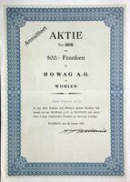Howag AG Wohlen - 1956
