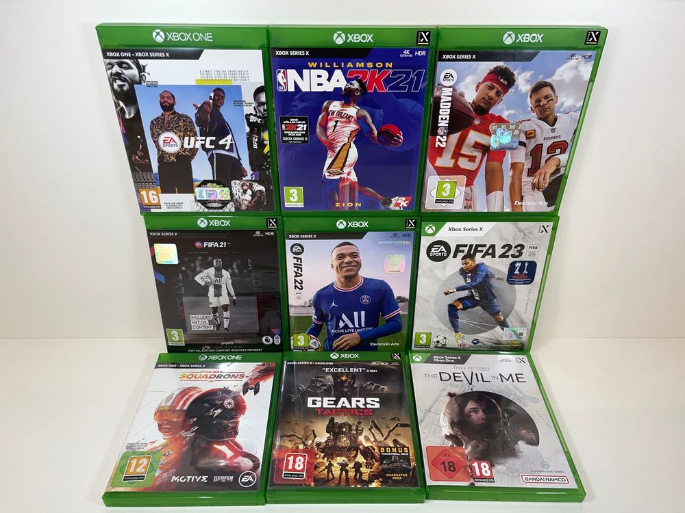 XBOX Series X Gamesammlung 9 Games, gebraucht Kaufen auf Ricardo