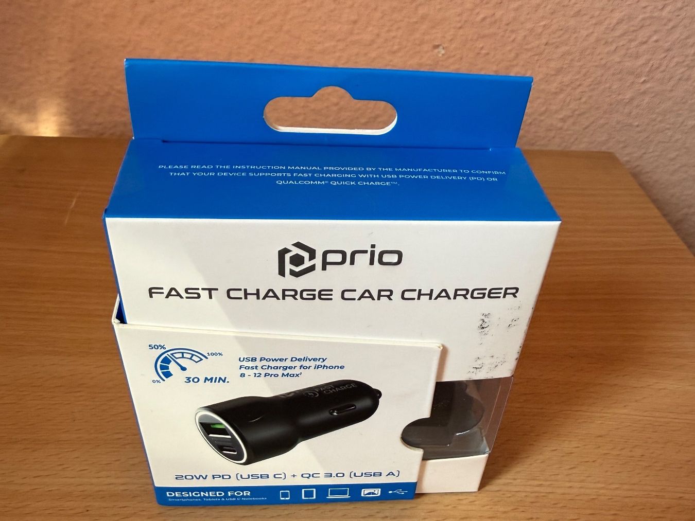 Caricabatterie: Prio Fast Charge Car Charger – Nuovo e nell'imballaggio originale da La Chaux-de-Fonds venduto da it-fab 1