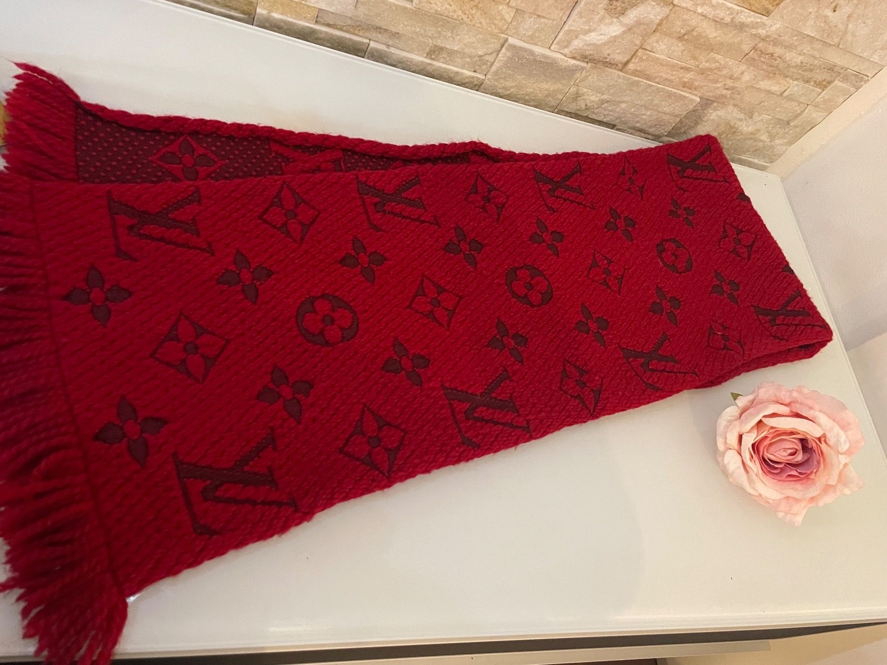 Louis Vuitton Foulard & Sciarpe: Louis Vuitton Schal Logomania - Nr. 405 – Usato da Hittnau venduto da LuxAndMore 6