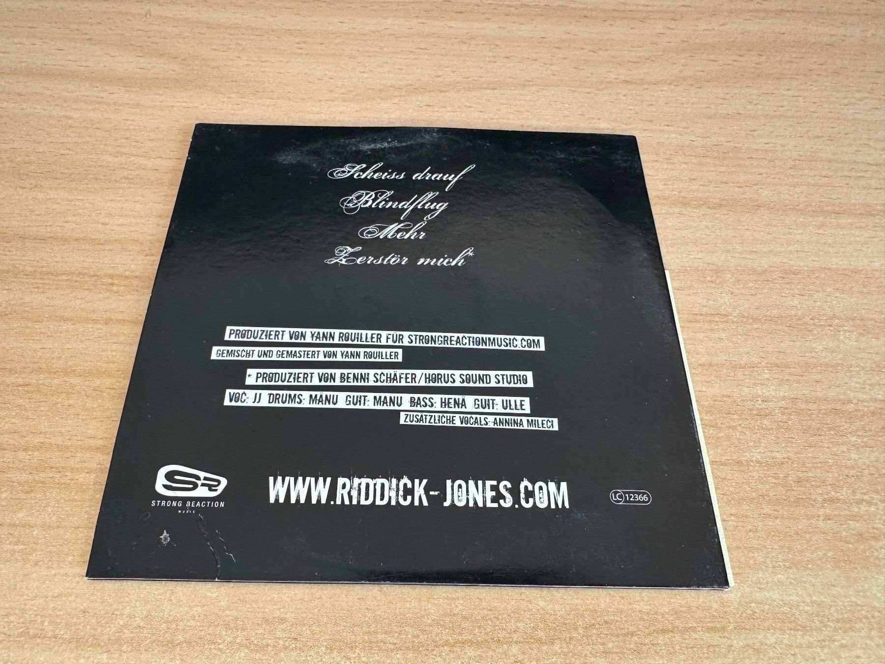 CD: Die Ärzte - Riddick Jones - Single CD – Usato da Rikon im Tösstal venduto da Alpenmutz 1