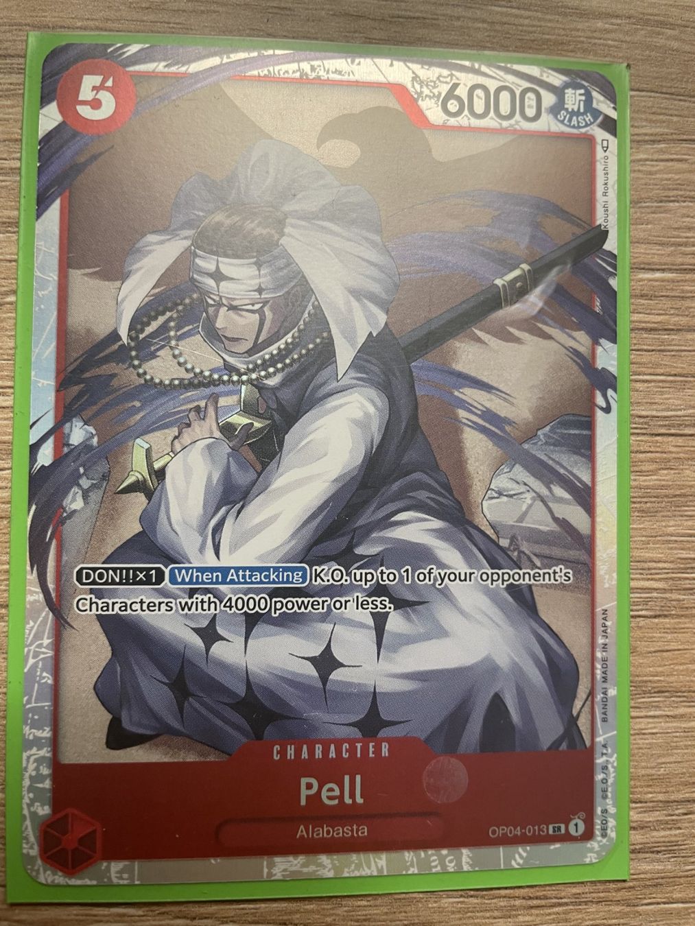 Bandai Cartes à collectionner: One Piece Pell OP04-013 SR – Neuf (Voir description) à Wetzikon ZH par cyb_7y78