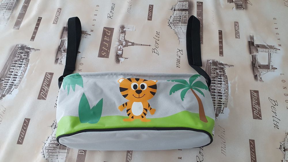 HOTUT Kinderwagen Organizer Tasche - Wasserdicht Mit Isoliertem Getränkehalter - Universal Für Alle Buggy