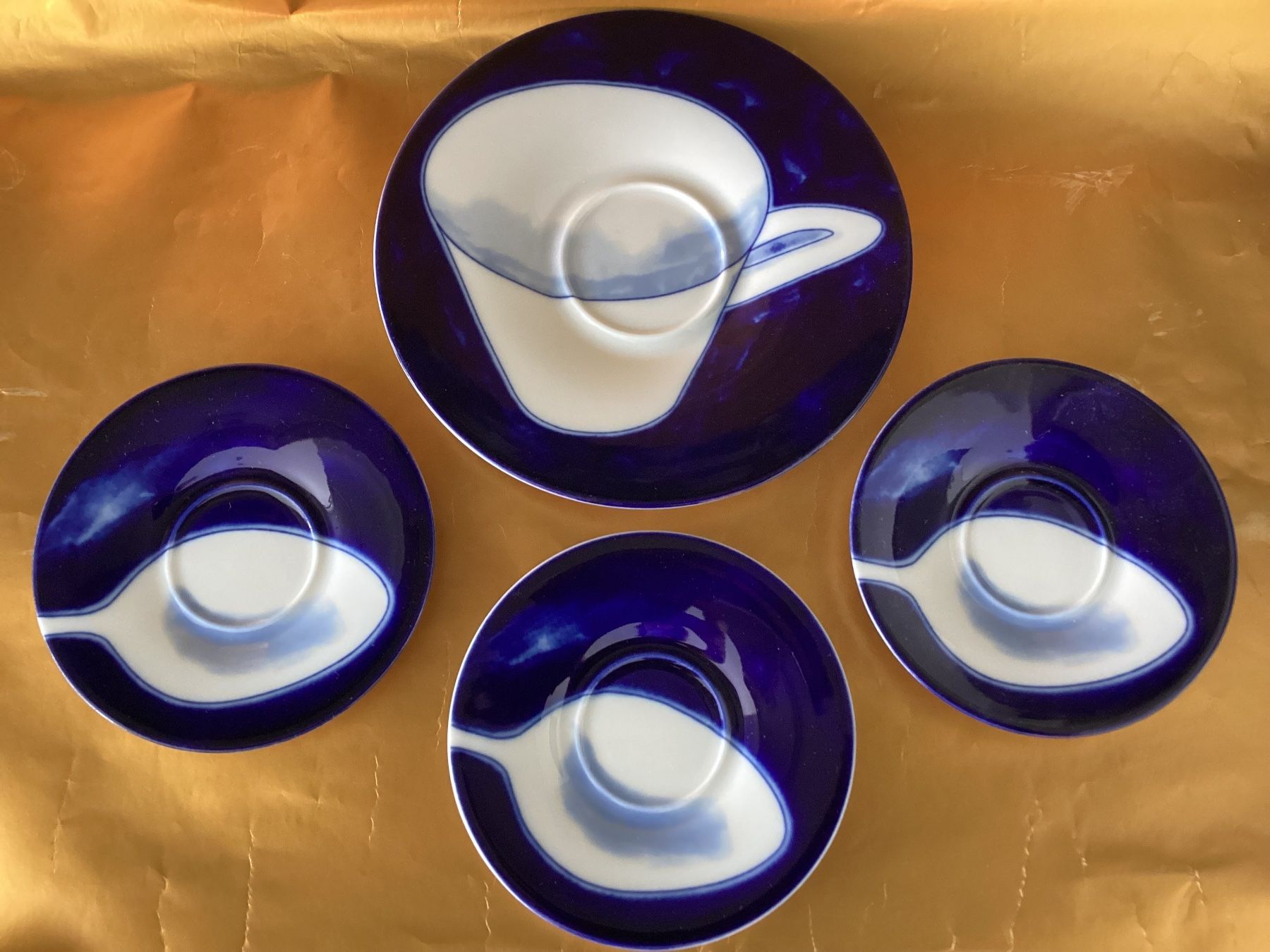 Amici Tazze: Francis Francis / Amici / 3 Espresso- und 1 Kaffeetasse – Usato da Beinwil am See venduto da kae_gh7c 2