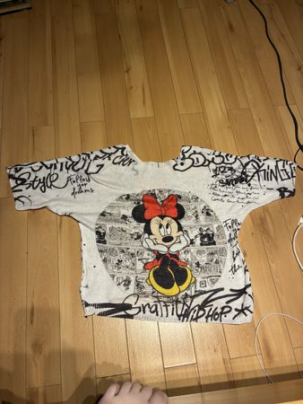 Damen Pullover Minnie Maus Grösse L Viskose leicht