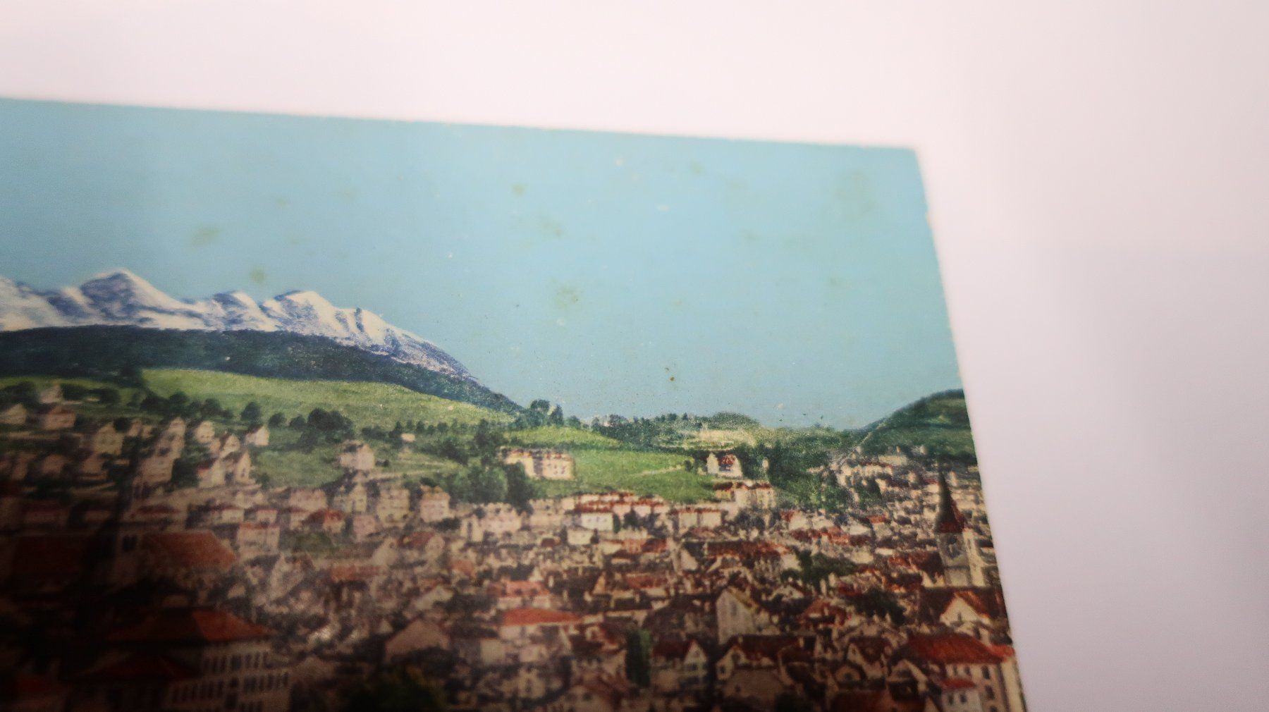 Ansichtskarten: St. Gallen mit Säntis – Gebraucht aus Cormoret von Pascalll2001 2