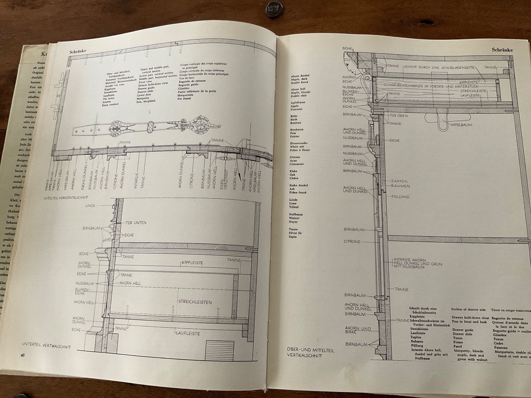 Libri: Die Konstruktion alter Möbel. Form und Technik im Wandel der – Usato da Avenches venduto da Lactobacille 3