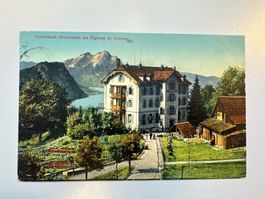 Postkarte Ferienheim Grubisbalm am Rigiweg ob Vitznau