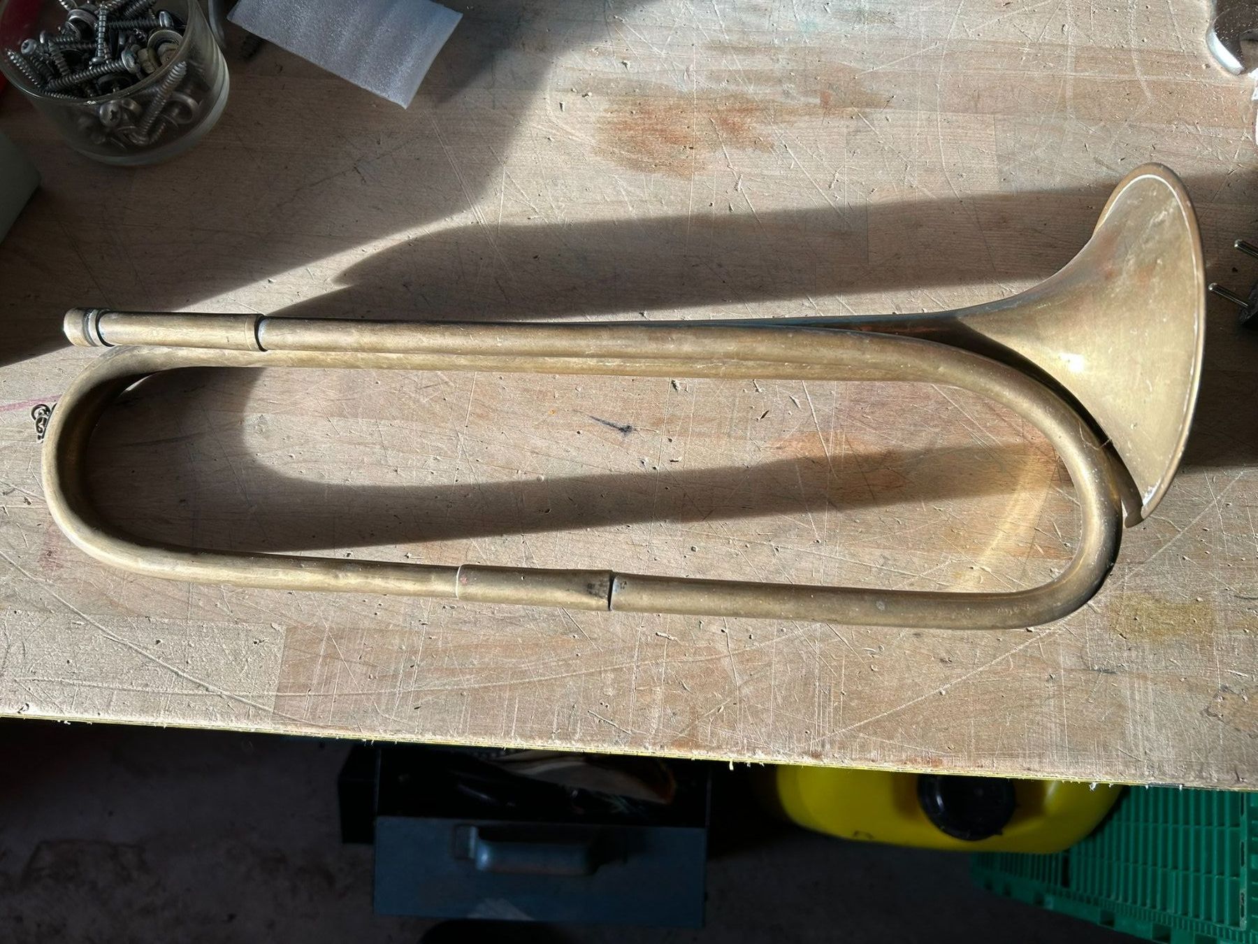 Vintage Strumenti musicali: Altes Signalhorn aus Messing – Usato da Dürnten venduto da Kiosk7
