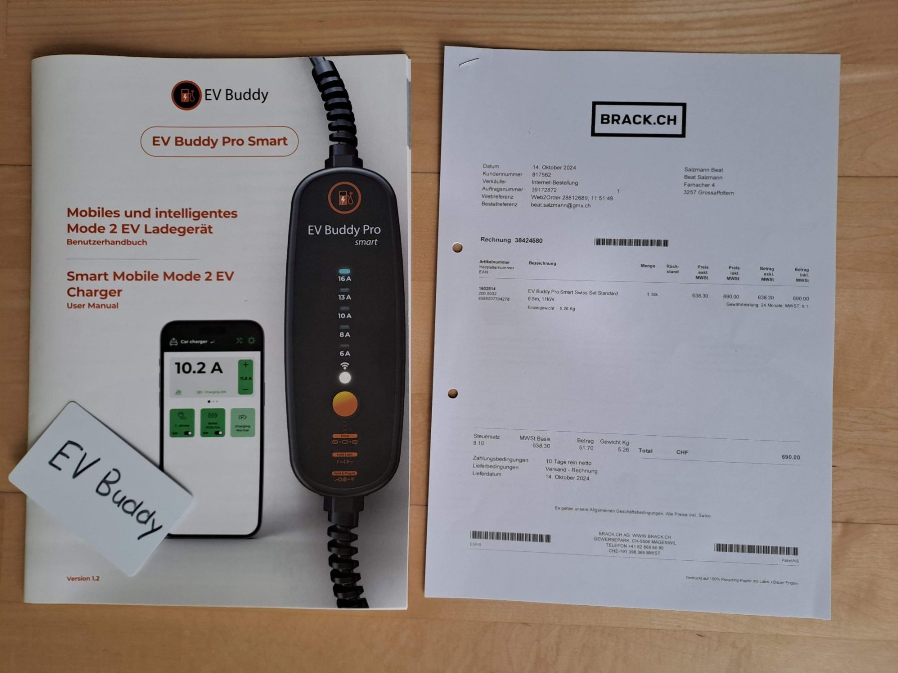 Batterie-Ladegeräte: Mobiles E-Auto Ladekabel – Gebraucht aus Grossaffoltern von Lapalma2 2
