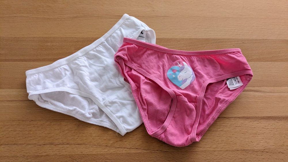 m-dchen-slips-einhorn-und-uni-weiss-92-gebraucht-in-staufen-f-r