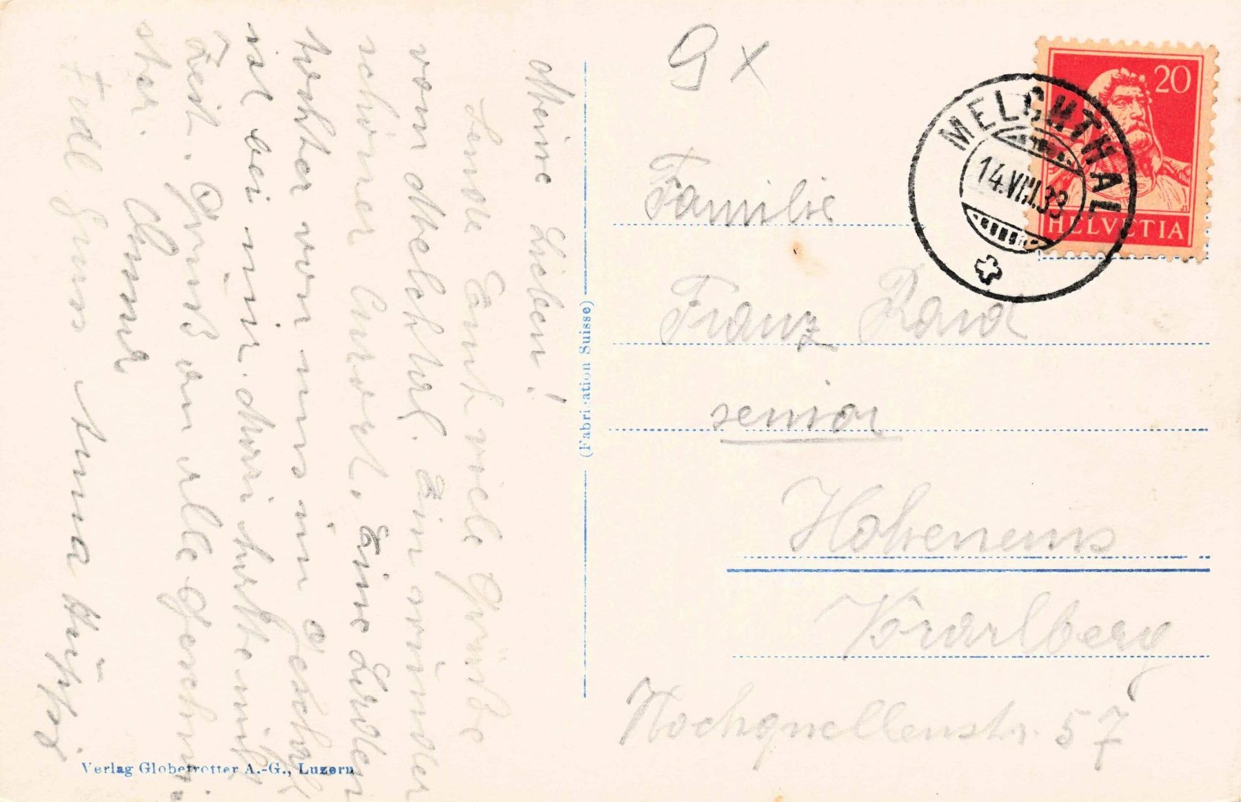 Cartoline postali: Melchtal – Usato da Biasca venduto da Blenio71 1