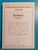 1327 Evolène🌞1:25'000 Landeskarte der Schweiz